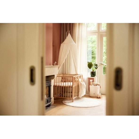 JOLLEIN KOŠÍK ÚLOŽNÝ CLOUDY RIB OATMETAL - BOXY NA HRAČKY - SPINKÁNÍ