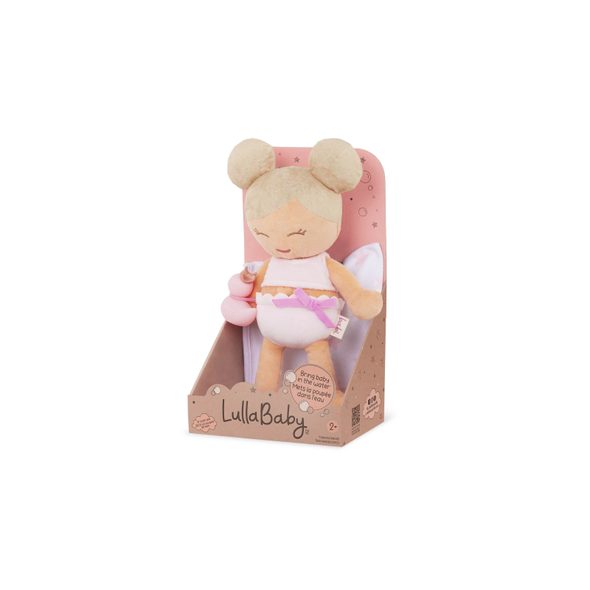 B-TOYS PANENKA PLYŠOVÁ DO VANY LULLA BABY BLONDE HAIR - HRAČKY DO VANY - PRO DĚTI