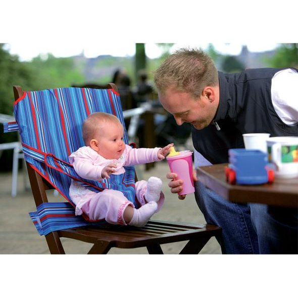 TOTSEAT PŘENOSNÁ TEXTILNÍ ŽIDLIČKA - JÍDELNÍ ŽIDLIČKY CESTOVNÍ - KRMENÍ