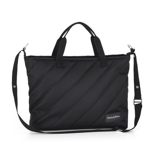 PETITE&MARS TAŠKA PŘEBALOVACÍ MIA ABSOLUTE BLACK - PŘEBALOVACÍ TAŠKY - KOČÁRKY A PŘÍSLUŠENSTVÍ