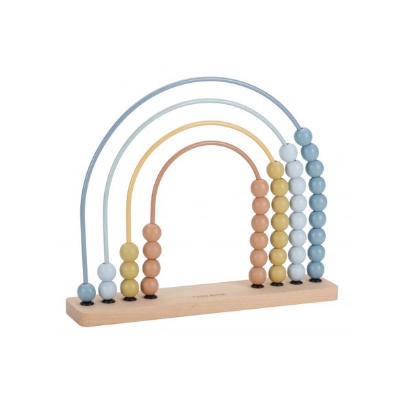 LITTLE DUTCH POČÍTADLO DŘEVĚNÉ DUHA FOREST FRIENDS - MOTORICKÉ A HRY - PRO DĚTI