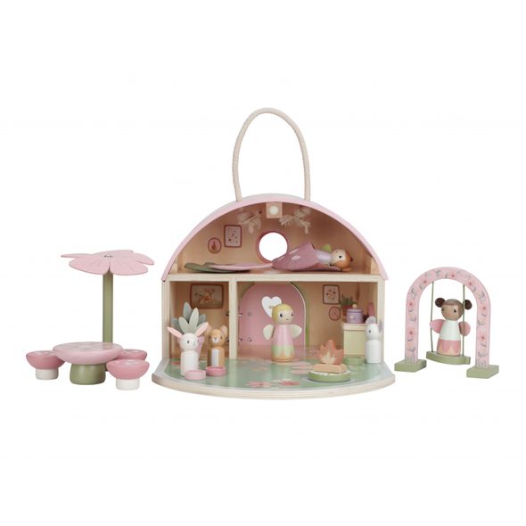 LITTLE DUTCH DOMEČEK PRO VÍLY DŘEVĚNÝ PŘENOSNÝ FAIRY GARDEN - DOMEČKY A FIGURKY - PRO DĚTI