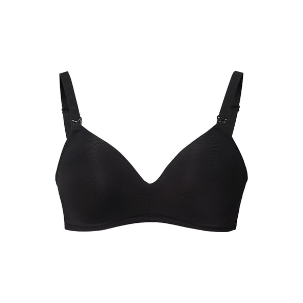 NOPPIES NURSING BRA WIRELESS BLACK - PODPRSENKY NA DOJČENIE - PRE MAMIČKY