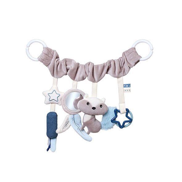 BABYONO HRAZDIČKA ZÁVĚSNÁ RACCOON 0M+ - HRAČKY K ZAVĚŠENÍ - PRO DĚTI