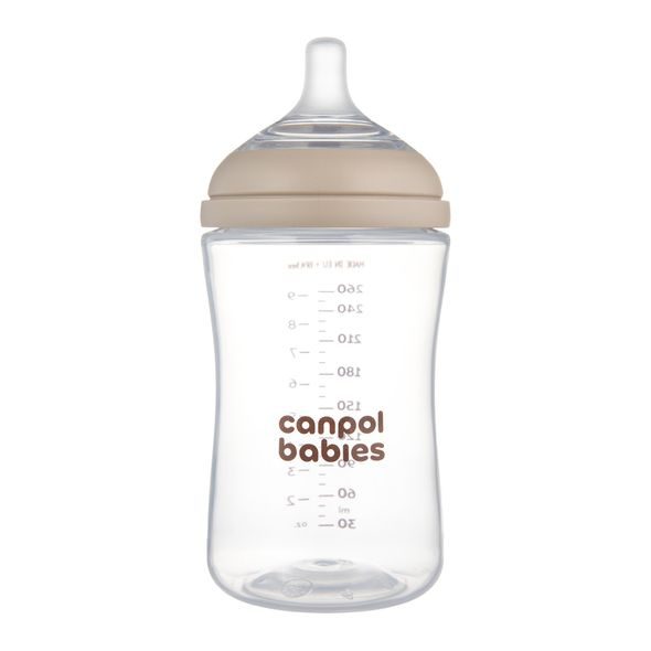 CANPOL BABIES SET LAHVÍ NATURAL SHAPE 260ML 2KS - KOJENECKÉ LAHVE - KRMENÍ