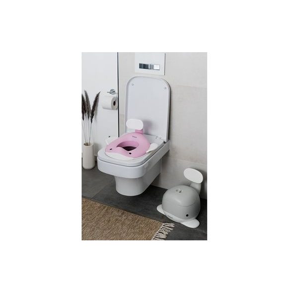 KINDSGUT SEDÁTKO NA WC VELRYBA SVĚTLE RŮŽOVÁ - ADAPTÉRY NA WC - KOUPÁNÍ A ZDRAVÍ