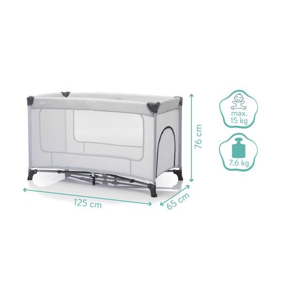 FILLIKID CESTOVNÍ POSTÝLKA NIZZA STONEGREY - CESTOVNÍ POSTÝLKY - SPINKÁNÍ