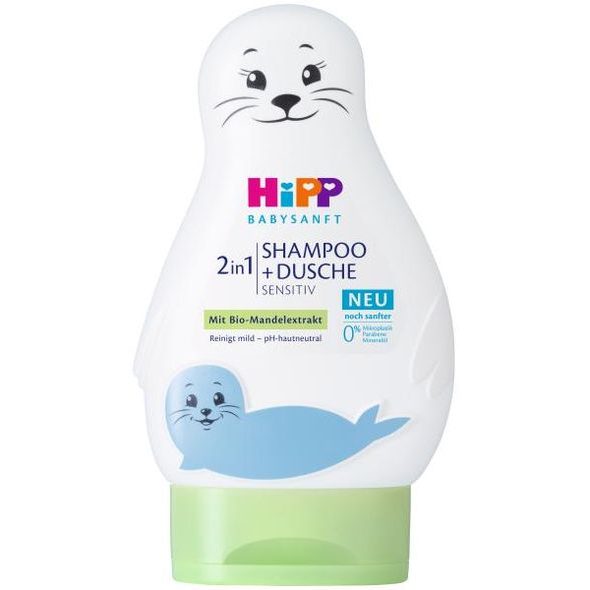 HiPP Babysanft Šampón "Vlasy & Tělo" (Lachtan) - nové složení - HiPP -  Šampony a kosmetika - Malvík.cz