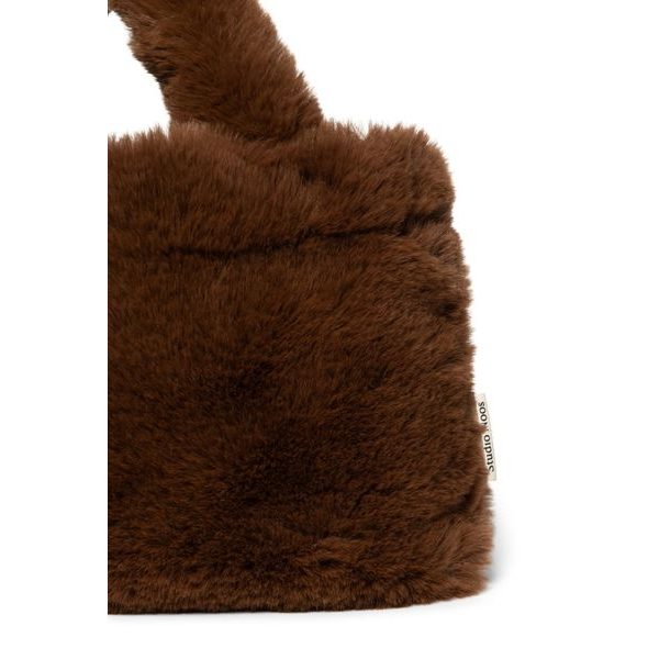 STUDIO NOOS FAUX FUR MINI HANDBAG BROWN - DOPLŇKY - PRO MAMINKY