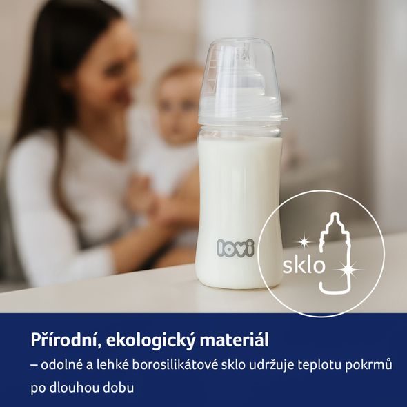 LOVI LAHEV SKLENĚNÁ 150ML - KOJENECKÉ LAHVE - KRMENÍ