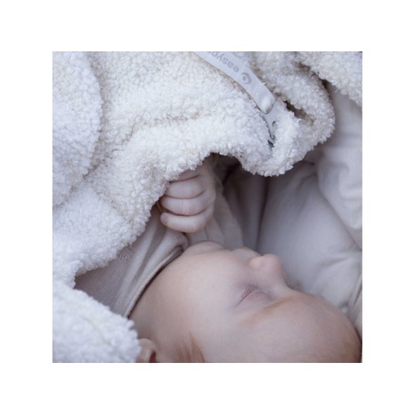 EASYGROW FUSAK PÉŘOVÝ FNUGG TEDDY IVORY - FUSAKY DO KOČÁRKU - KOČÁRKY A PŘÍSLUŠENSTVÍ