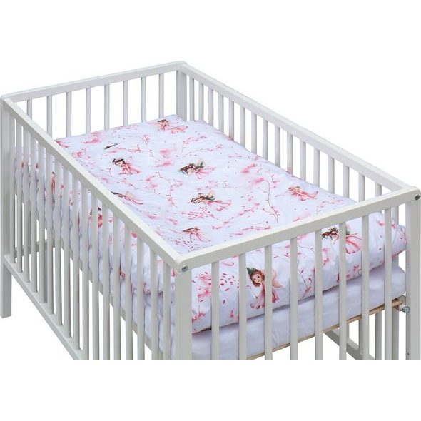 SCARLETT DĚTSKÁ POSTÝLKA S KOMPLETNÍ VÝBAVOU SCARLETT VÍLA - 120 X 60 CM - DŘEVĚNÉ POSTÝLKY - SPINKÁNÍ