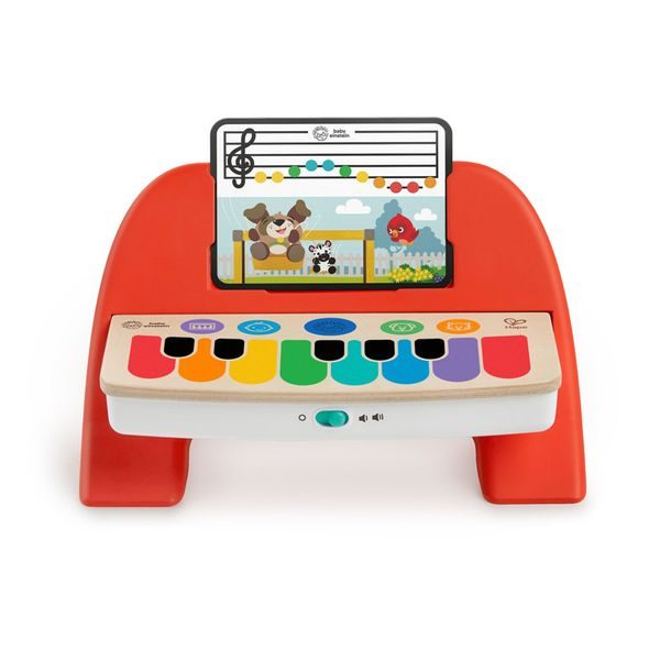BABY EINSTEIN HRAČKA DŘEVĚNÁ HUDEBNÍ KLAVÍR CAL'S FIRST MELODIES MAGIC TOUCH HAPE 6M+ - HUDEBNÍ - PRO DĚTI