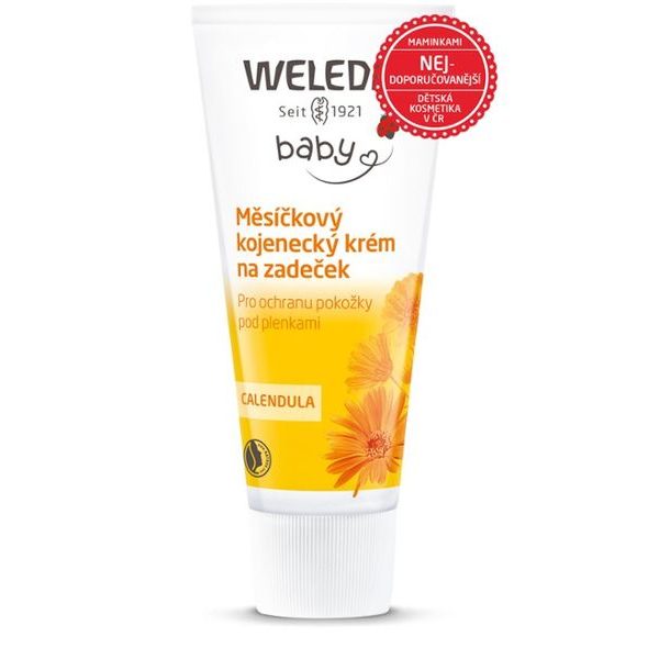 WELEDA MĚSÍČKOVÝ KOJENECKÝ KRÉM NA ZADEČEK BEZ PARFEMACE 75 ML - MASTI NA ZADEČEK - PŘEBALOVÁNÍ