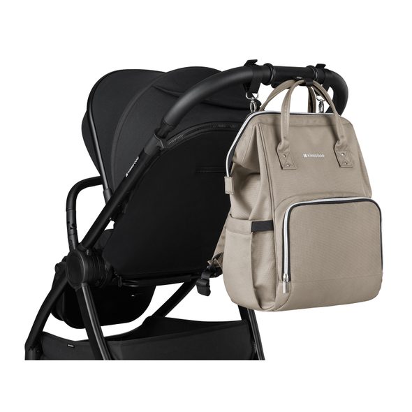 KIKKABOO PŘEBALOVACÍ BATOH SIENA BEIGE - PŘEBALOVACÍ BATOHY - KOČÁRKY A PŘÍSLUŠENSTVÍ