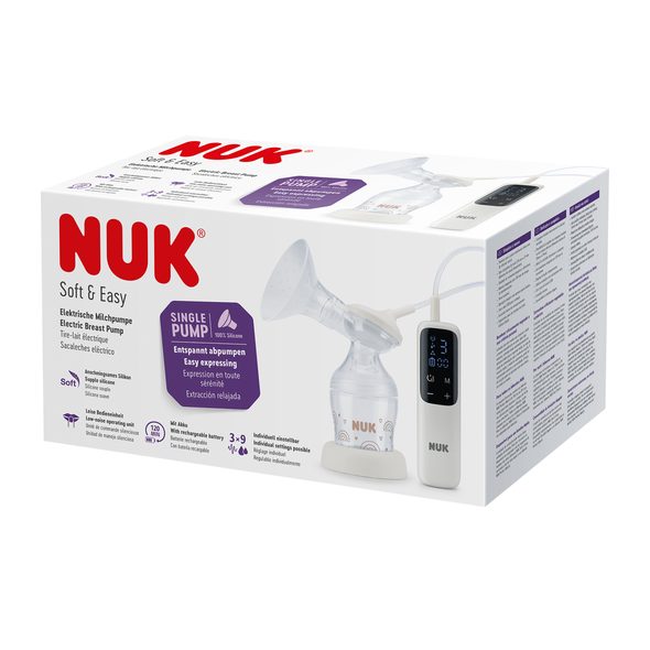 NUK SOFT & EASY ELEKTRICKÁ PRSNÍ PUMPA - ODSÁVAČKY MATEŘSKÉHO MLÉKA - KRMENÍ