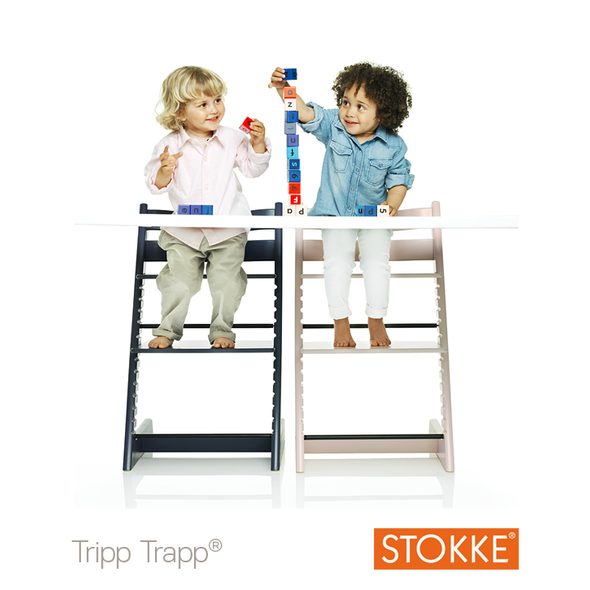 STOKKE® TRIPP TRAPP® + BABY SET ZVÝHODNĚNÁ SADA - JÍDELNÍ ŽIDLIČKY DŘEVĚNÉ - KRMENÍ