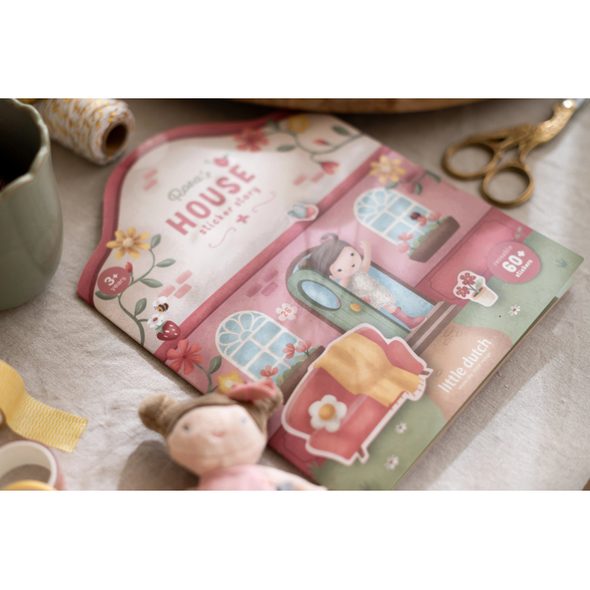 LITTLE DUTCH KNÍŽKA SE SAMOLEPKAMI DŮM ROSA - LITTLE DUTCH - PRO DĚTI