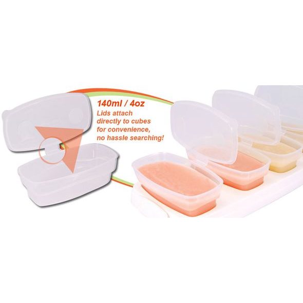 BABY CUBES ZÁSOBNÍKY PRO ULOŽENÍ DĚTSKÉ VÝŽIVY - MISKY, TALÍŘKY A PODLOŽKY - KRMENÍ