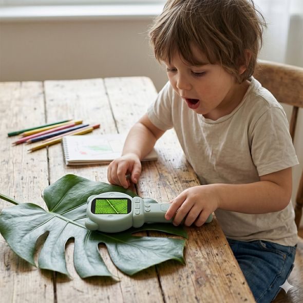 ZAZU DĚTSKÝ DIGITÁLNÍ MIKROSKOP - ZELENÝ - DĚTSKÉ ZAHRADNÍ NÁŘADÍ - PRO DĚTI