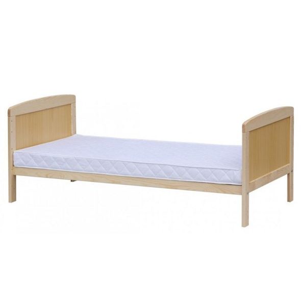 SCARLETT DĚTSKÁ POSTÝLKA SCARLETT KACPER - 2V1 - PŘÍRODNÍ (BOROVICE) - 140 X 70 CM - DŘEVĚNÉ POSTÝLKY - SPINKÁNÍ