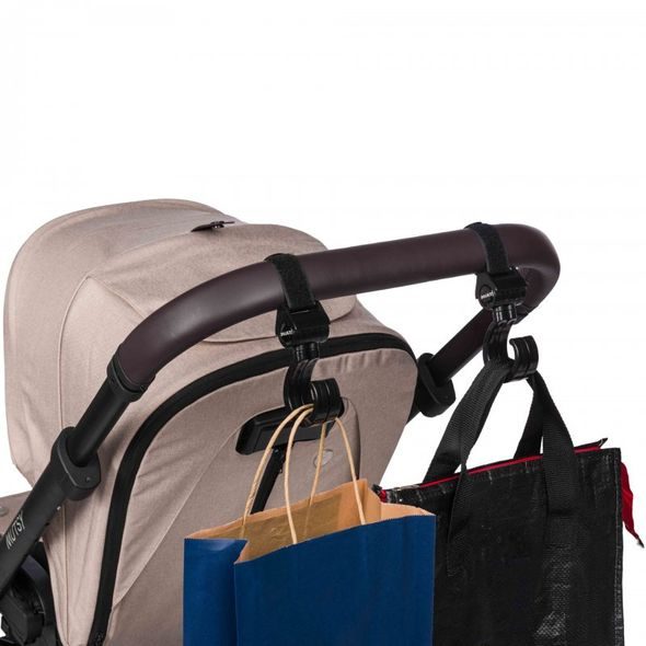 DOOKY HÁČKY 360° BUGGY HOOKS 2KS - HÁČKY, POPRUHY A KOLÍČKY - KOČÁRKY A PŘÍSLUŠENSTVÍ