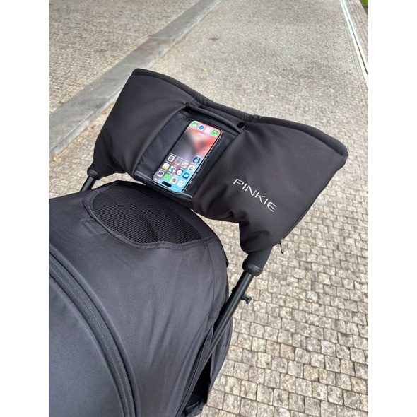 RUKÁVNÍK PINKIE SOFTSHELL BLACK CASE - RUKÁVNÍKY NA KOČÁREK - KOČÁRKY A PŘÍSLUŠENSTVÍ