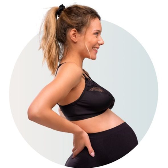 CARRIWELL MATEŘSKÁ A KOJÍCÍ PODPRSENKA SOFT AS SILK - ČERNÁ - PODPRSENKY KE KOJENÍ - PRO MAMINKY