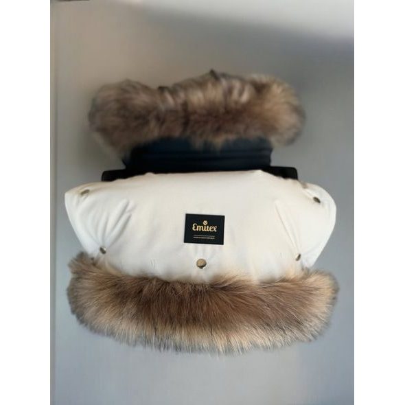 EMITEX RUKÁVNÍK LUXURY SOFT LIGHT BEIGE - RUKÁVNÍKY NA KOČÁREK - KOČÁRKY A PŘÍSLUŠENSTVÍ