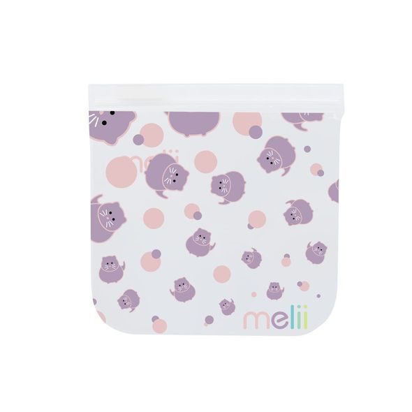 MELII OPAKOVATELNĚ POUŽITELNÉ SÁČKY NA SVAČINU 4KS - KOČKA, JEDNOROŽEC - KRABIČKY NA SVAČINU - KRMENÍ