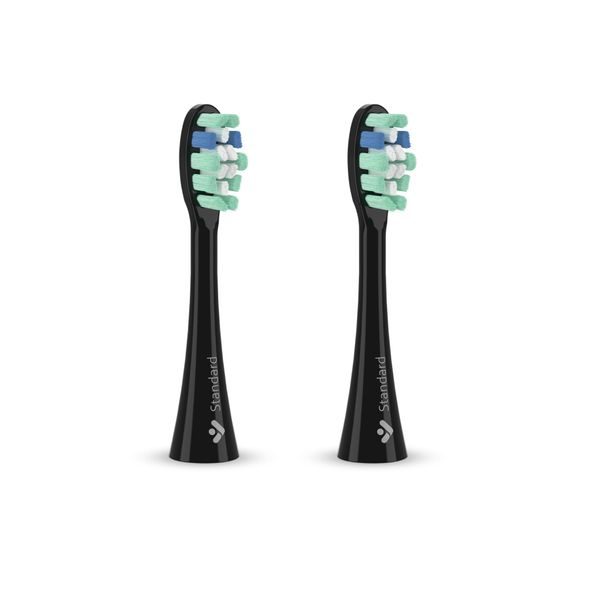 TRUELIFE SONICBRUSH CLEAN-SERIES HEADS STANDARD BLACK 2 PACK - PÉČE O ZUBY - PRO MAMINKY