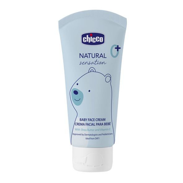 CHICCO KRÉM NA DĚTSKOU TVÁŘ NATURAL SENSATION S BAMBUCKÝM MÁSLEM A VITAMINEM E 50ML, 0M+ - ŠAMPÓNY, KOZMETIKA - KOUPÁNÍ A ZDRAVÍ