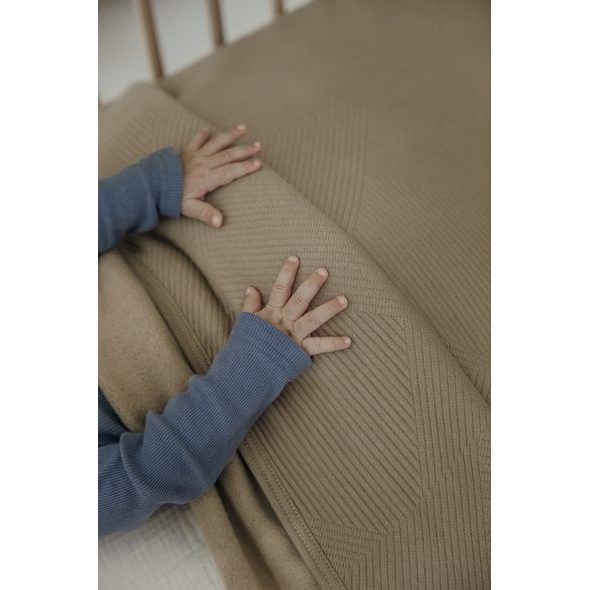 MEYCO ŽAKÁROVÁ FLANEL DEKA PURE - TAUPE - DĚTSKÉ DEKY PRO MIMINKA - SPINKÁNÍ