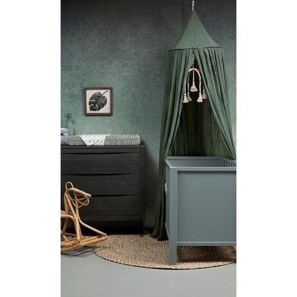 MEYCO BALDACHÝN - FOREST GREEN - NEBESA NAD POSTÝLKU - SPINKÁNÍ