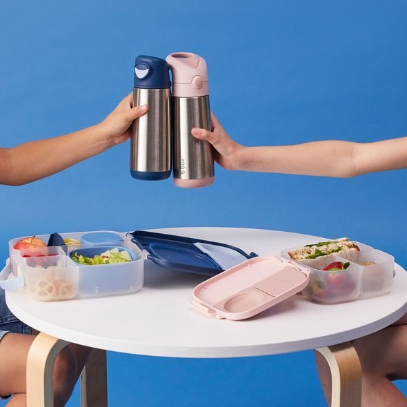 B.BOX TERMOSKA NA PITÍ S BRČKEM 500 ML - BLUSH CRUSH - TERMOOBALY A TERMOSKY - KRMENÍ