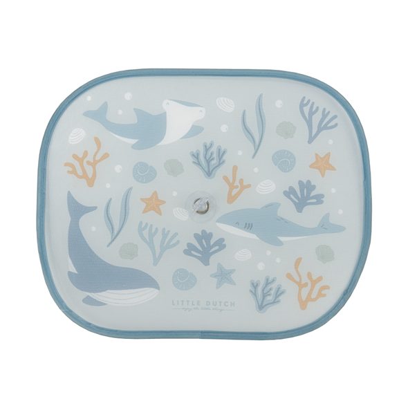 LITTLE DUTCH SLUNEČNÍ CLONA OCEAN DREAMS BLUE - SLUNEČNÍ ROLETY A CLONY - AUTOSEDAČKY A PŘÍSLUŠENSTVÍ