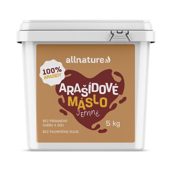 ALLNATURE ARAŠÍDOVÝ KRÉM JEMNÝ 5 KG - ČOKOLÁDY A KRÉMY - PRO MAMINKY