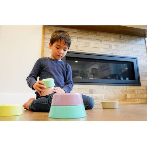 MELII STOHOVACÍ MISKY SE SILIKONOVÝMI VÍČKY - 6KS - USKLADNĚNÍ JÍDLA - KRMENÍ