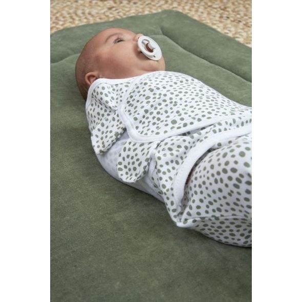 MEYCO ZAVINOVAČKA 2-BALENÍ 0-3 MĚSÍCE - CHEETAH / FOREST GREEN - ZAVINOVAČKY - SPINKÁNÍ