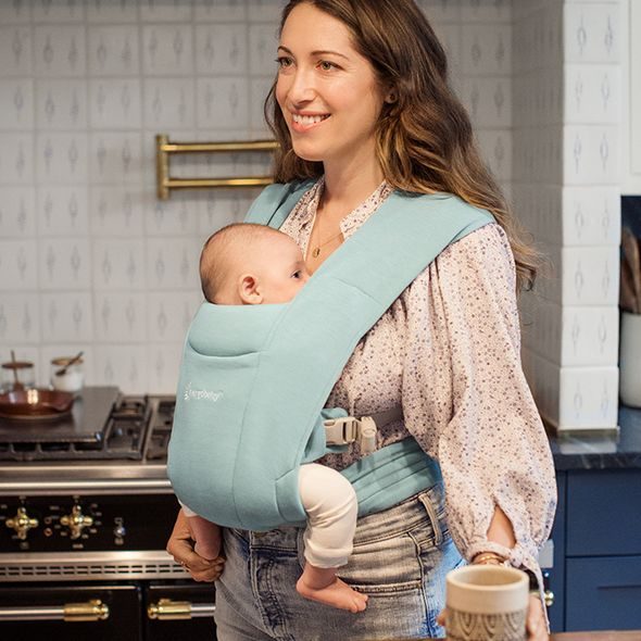 ERGOBABY EMBRACE SOFT KNIT JADE - ERGONOMICKÁ NOSÍTKA - NOŠENÍ & SPORT