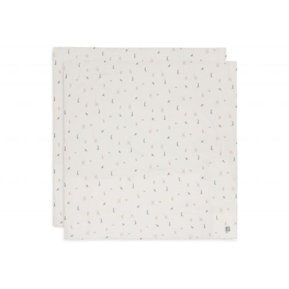 JOLLEIN PLENY ZAVINOVACÍ 2KS 115X115 CM JUNGLE JAMBO - LÁTKOVÉ PLENY ALL IN ONE - PŘEBALOVÁNÍ