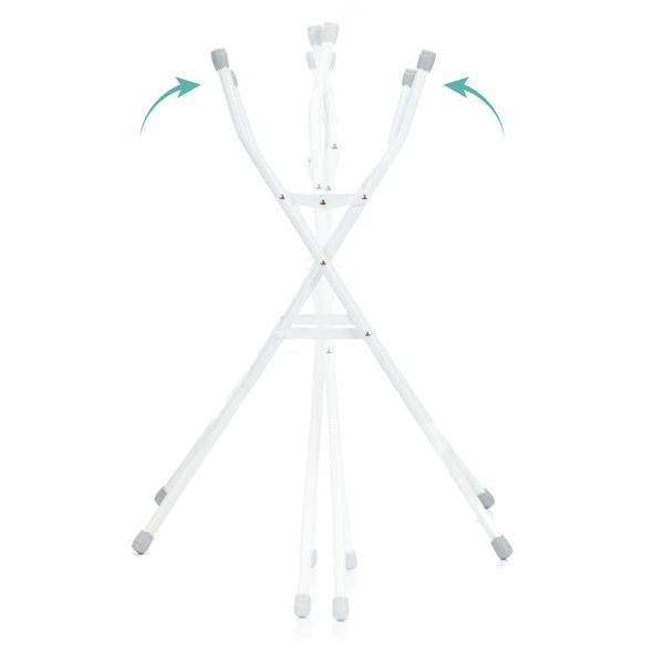 FILLIKID SKLÁDACÍ DĚTSKÁ VANIČKA GREY-WHITE + STOJAN NA VANIČKU - VANIČKY PLASTOVÉ - KOUPÁNÍ A ZDRAVÍ