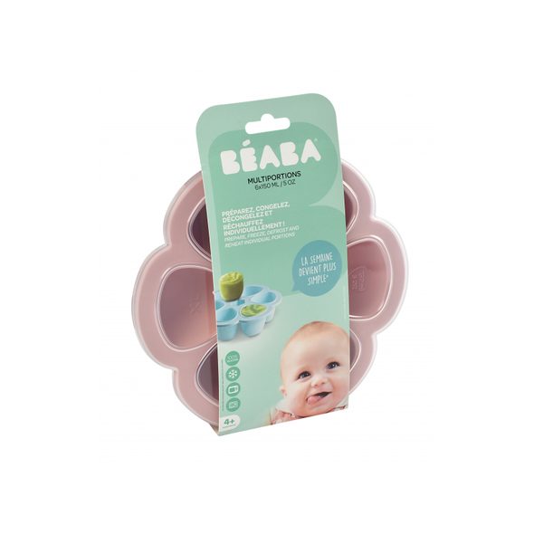 BEABA MULTI-DÁVKOVAČ NA JÍDLO 6X 150ML OLD PINK - USKLADNĚNÍ JÍDLA - KRMENÍ