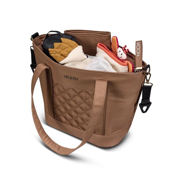 MOON PŘEBALOVACÍ TAŠKA - COGNAC - PŘEBALOVACÍ TAŠKY - KOČÁRKY A PŘÍSLUŠENSTVÍ