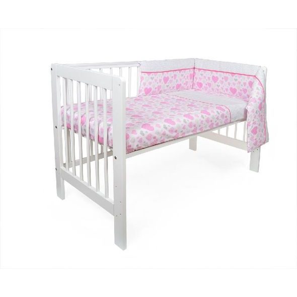 TOMI POVLEČENÍ K2/K3 SRDCE RŮŽOVÁ - POVLEČENÍ DO POSTÝLKY - SPINKÁNÍ