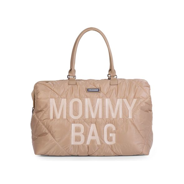 CHILDHOME PŘEBALOVACÍ TAŠKA MOMMY BAG PUFFERED BEIGE - PŘEBALOVACÍ TAŠKY - KOČÁRKY A PŘÍSLUŠENSTVÍ