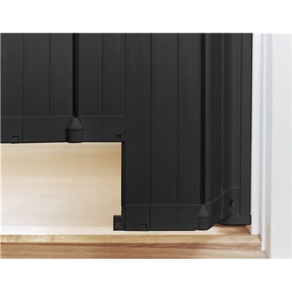 BABY DAN BABYDAN LAMELOVÁ ZÁBRANA ALMA BLACK 55-89CM, ŠROUBOVACÍ - BEZPEČNOST DĚTÍ V DOMÁCNOSTI - KOUPÁNÍ A ZDRAVÍ