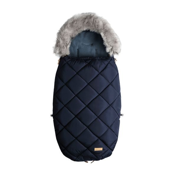 BEZTROSKA FUSAK S KOŽEŠINOU 110CM, NAVY (6-36M)/L - FUSAKY DO KOČÁRKU - KOČÁRKY A PŘÍSLUŠENSTVÍ