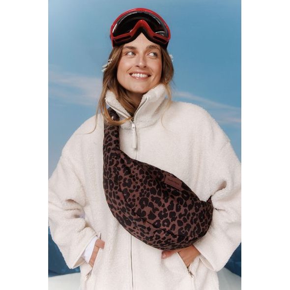 STUDIO NOOS PUFFY MINI CROSS BODY BAG RED LEOPARD - DOPLŇKY - PRO MAMINKY