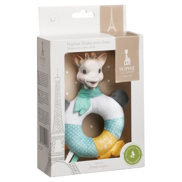 VULLI CHRASTÍCÍ MĚKKÝ KROUŽEK S KOUSÁTKEM ŽIRAFA SOPHIE - KOUSÁTKA - PRO DĚTI